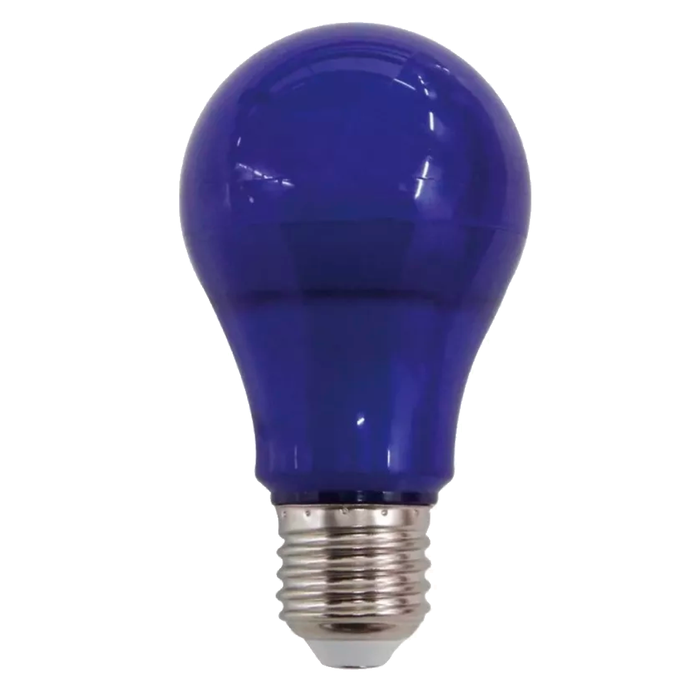 LAMPADA BULBO LED DECORATIVA A60 10W E27 MGSH AZUL