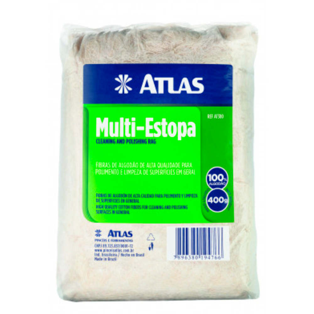ESTOPA MULTI ALGODAO 400G – ATLAS