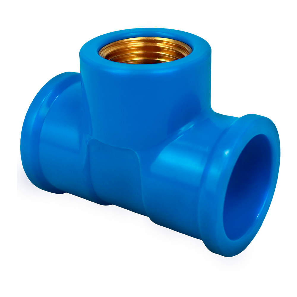 TE SOLDÁVEL COM BUCHA LATÃO 25MM X 1 2 – KRONA