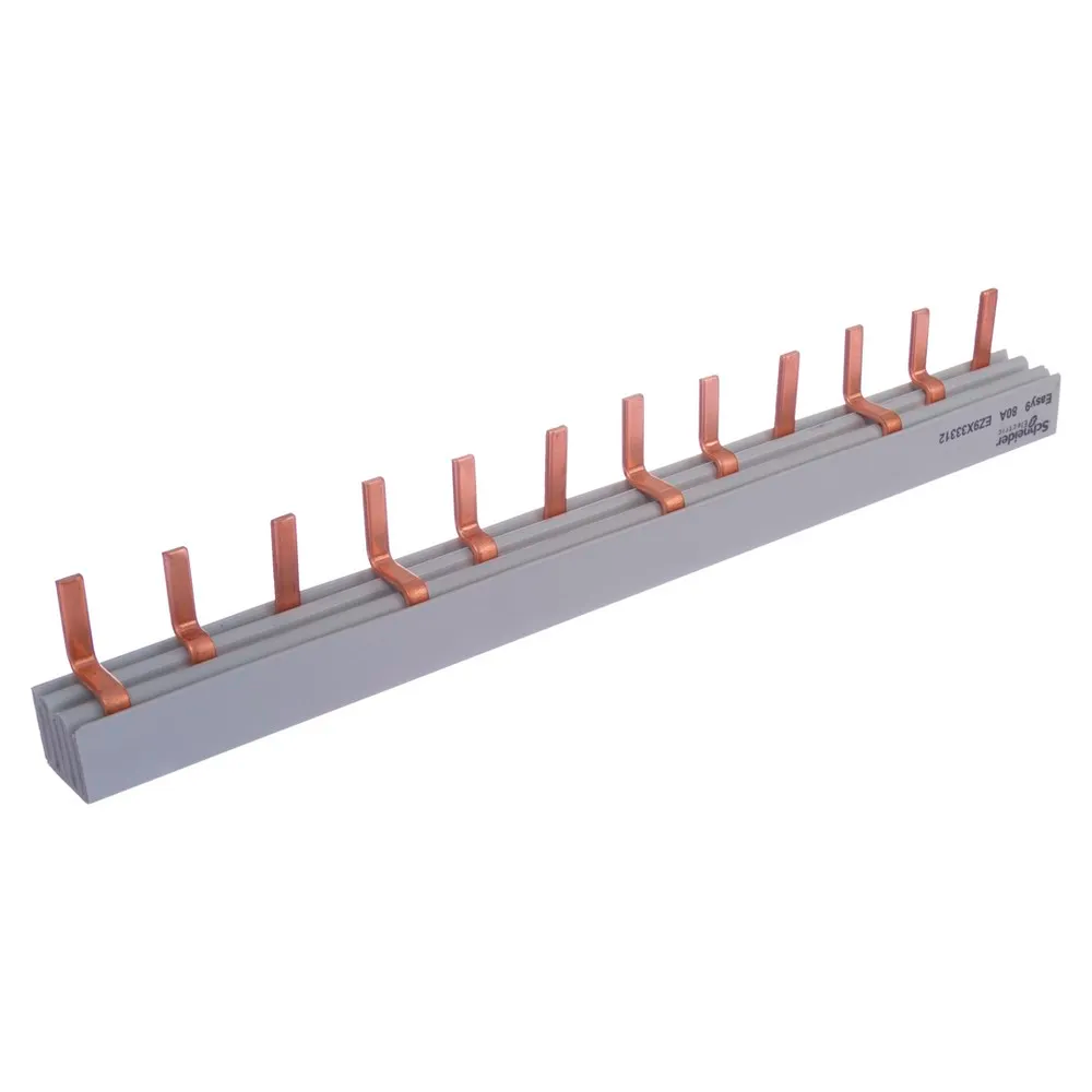 BARRAMENTO FASE 3P 80A 12 POLOS EASY9