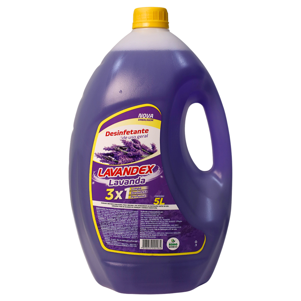 DESINFETANTE LAVANDA 5L – LAVANDEX