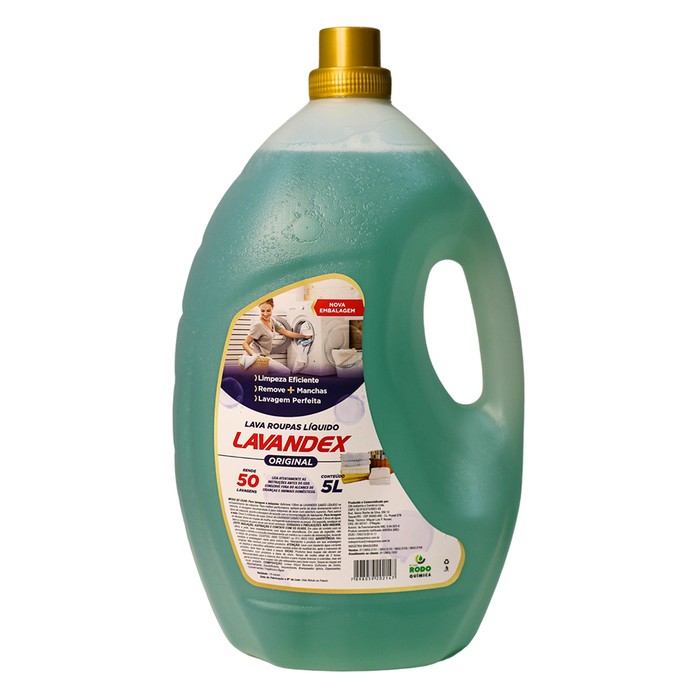 LAVA ROUPA LIQUIDO ORIGINAL 5L – LAVANDEX  