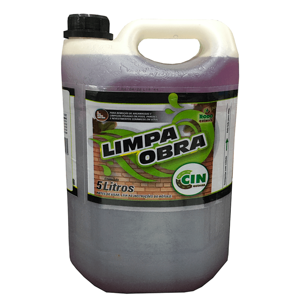 LIMPA OBRA 5L ONU  1760 – RODOQUÍMICA