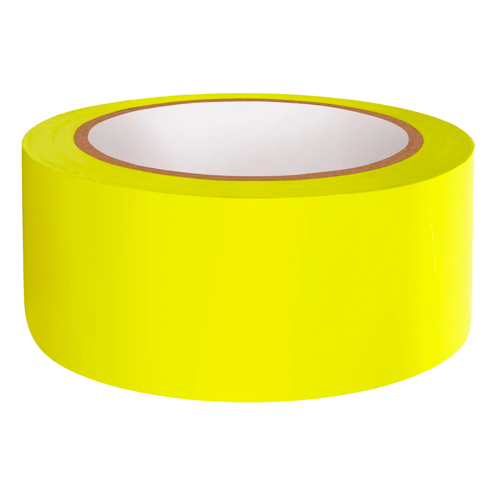 FITA PVC 48MM X 14M – AMARELA DEMARCAÇÃO DE SOLO – ADELBRAS