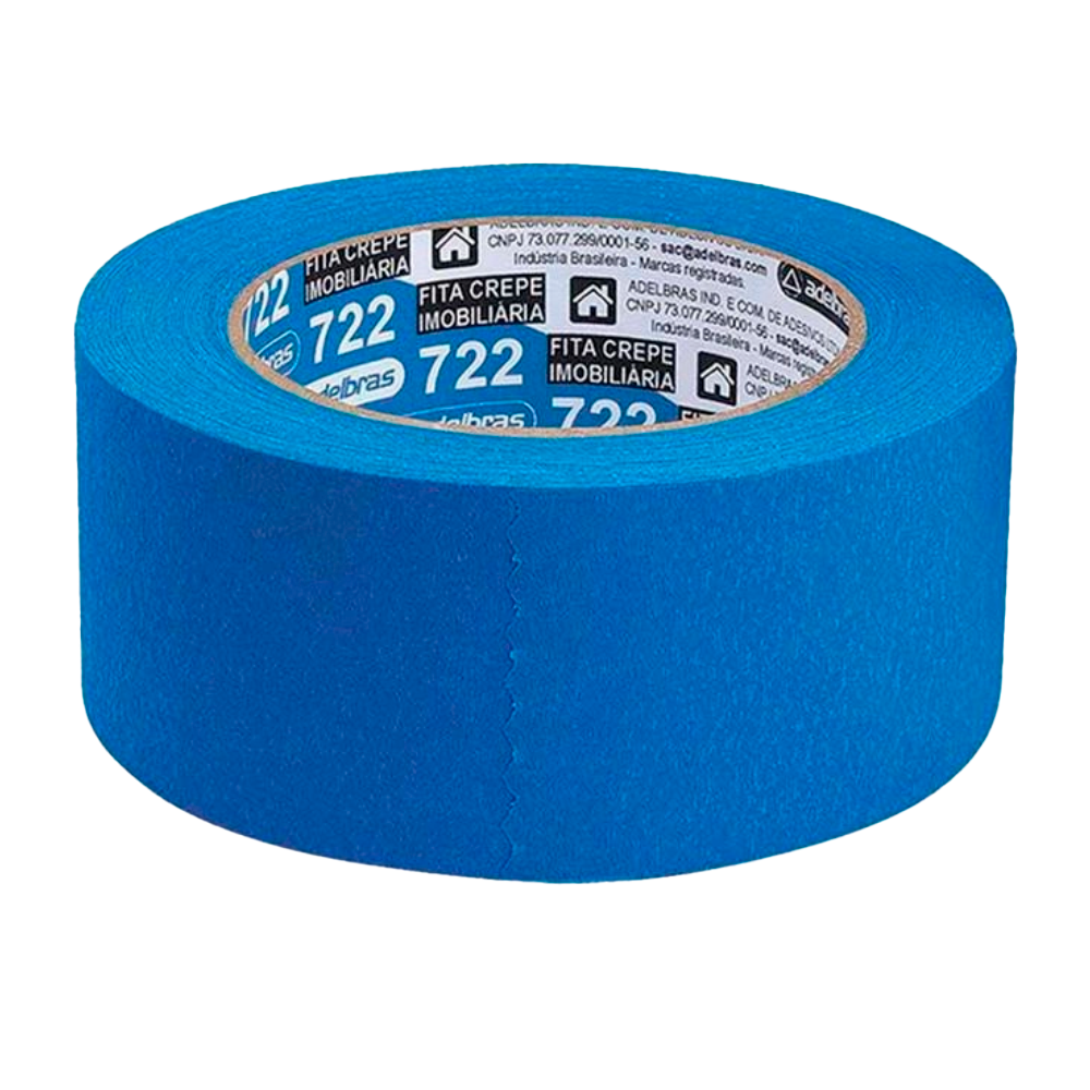 FITA CREPE AZUL 722 IMOBILIARIA – 48mm X 50m