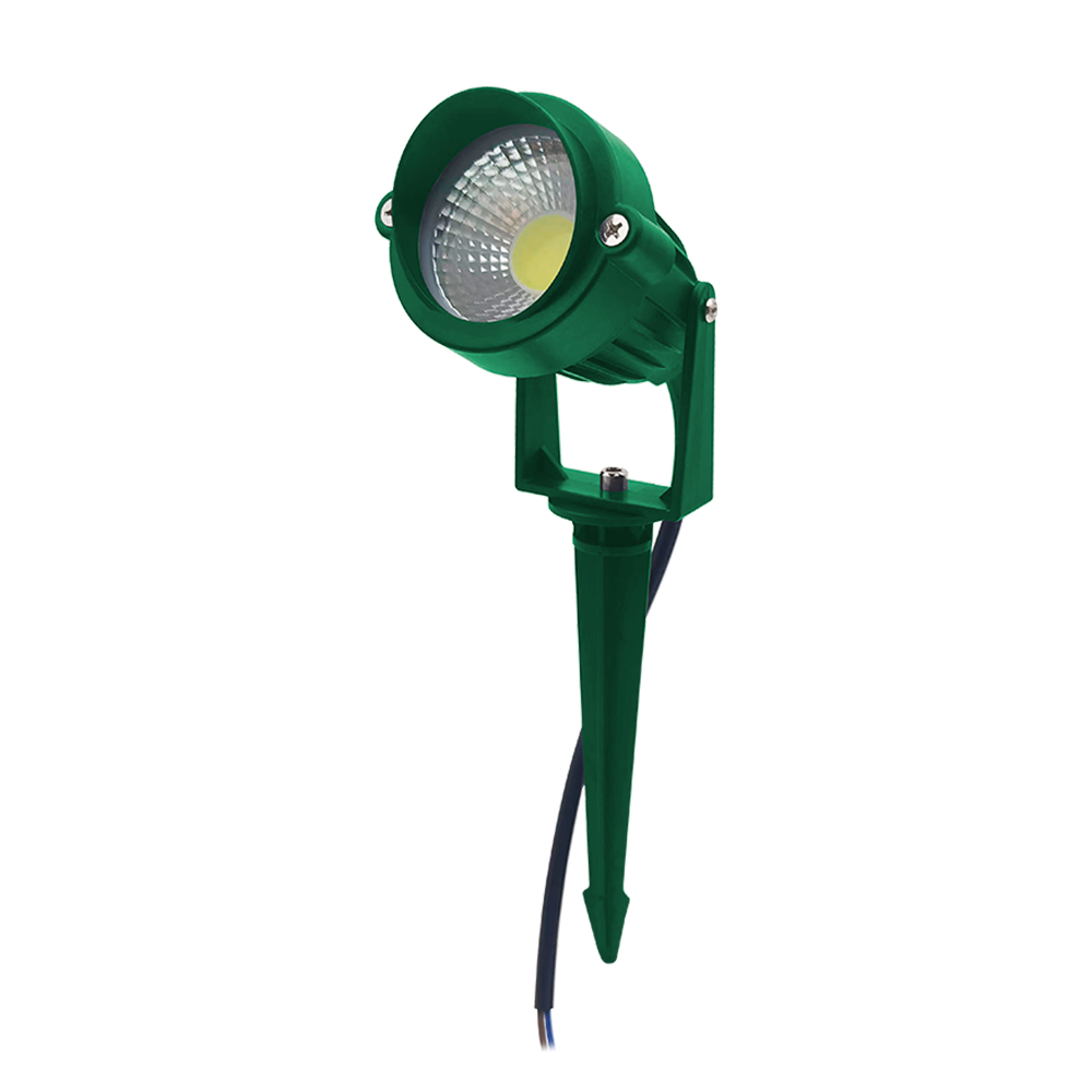 ESPETO LED COB PARA JARDIM 5W VERDE 450LM BIVOLT – CRISTALLUX