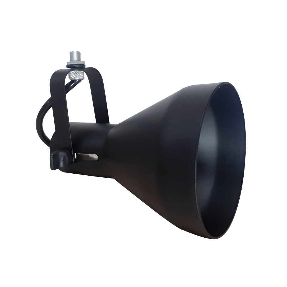 SPOT P/ PERFILADO PAR30 TRILHO PRETO TUBINHO 110V/220V