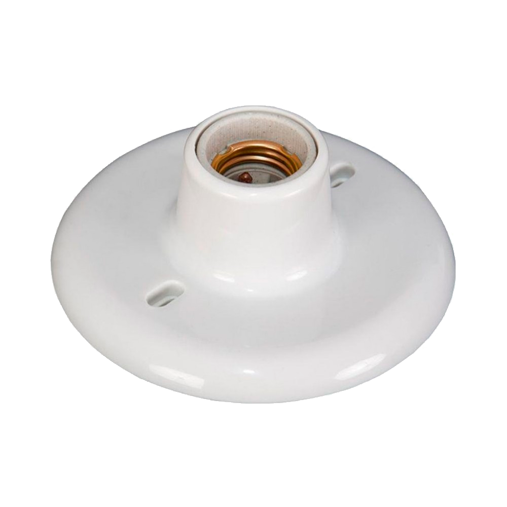PLAFON SOQUETE PORCELANA
