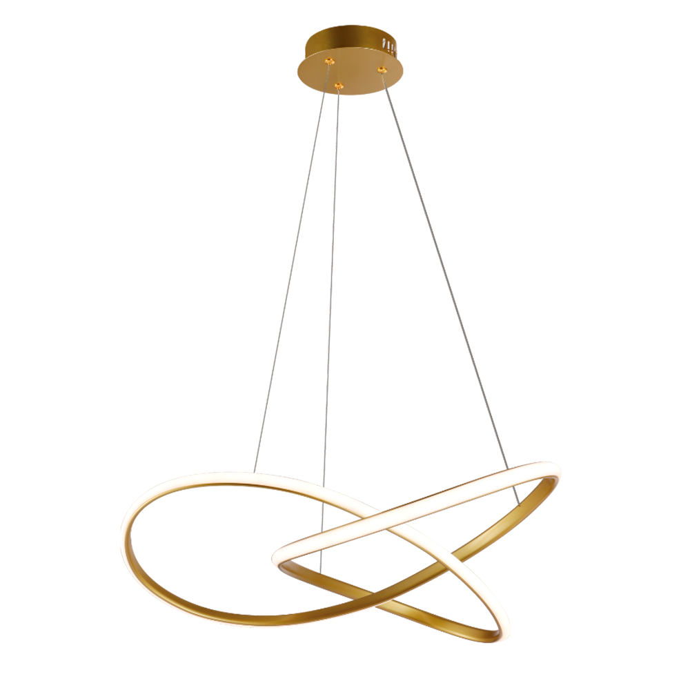 LUSTRE CRISTAL DECCOR ARBOR 30W 3000K GOLD (221896)